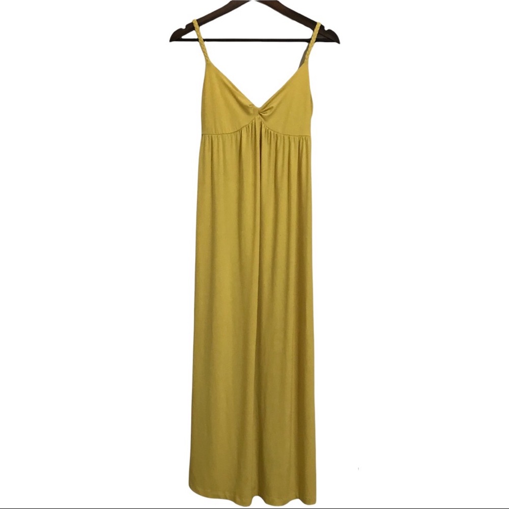 Moda International Mustard Yellow Maxi Dress
